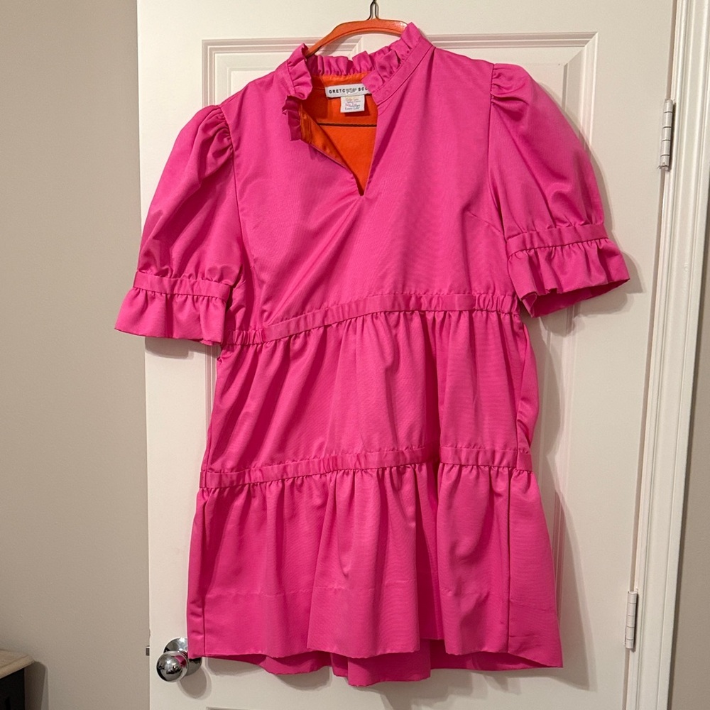 XL Gretchen Scott Neon Pink Dress